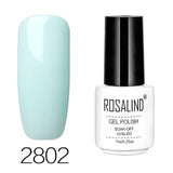 ROSALIND 7ML UV Gel Nail Polish Semi Permanent enamel Nails Art Design Prime UV LED Acrylic for Off gellak White Gel Varnish