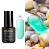 ROSALIND 7ML UV Gel Varnish Nail Polish Set For Manicure Gellak Semi Permanent Hybrid Nails Art Off Prime White gel nail polish