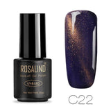 ROSALIND 7ml Cat Eye Series Nail Polish  Nail Art Gel Soak Off Nail Gel Polish Semi Vernis Permanant gel lacuqer 2019 Top