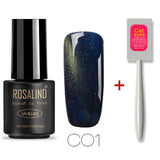 ROSALIND 7ml Cat Eye Series Nail Polish  Nail Art Gel Soak Off Nail Gel Polish Semi Vernis Permanant gel lacuqer 2019 Top