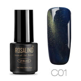 ROSALIND 7ml Cat Eye Series Nail Polish  Nail Art Gel Soak Off Nail Gel Polish Semi Vernis Permanant gel lacuqer 2019 Top