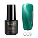 ROSALIND 7ml Cat Eye Series Nail Polish  Nail Art Gel Soak Off Nail Gel Polish Semi Vernis Permanant gel lacuqer 2019 Top