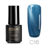 ROSALIND 7ml Cat Eye Series Nail Polish  Nail Art Gel Soak Off Nail Gel Polish Semi Vernis Permanant gel lacuqer 2019 Top