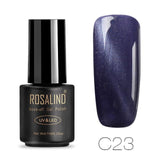 ROSALIND 7ml Cat Eye Series Nail Polish  Nail Art Gel Soak Off Nail Gel Polish Semi Vernis Permanant gel lacuqer 2019 Top