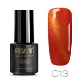 ROSALIND 7ml Cat Eye Series Nail Polish  Nail Art Gel Soak Off Nail Gel Polish Semi Vernis Permanant gel lacuqer 2019 Top