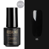 ROSALIND 7ml Gel Polish Nail Art Gel Nail Polish Set For Manicure Soak Off White Primer Semi Permanent UV Gel Hybrid Lacquer