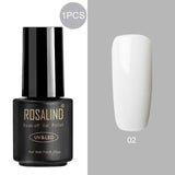 ROSALIND 7ml Gel Polish Nail Art Gel Nail Polish Set For Manicure Soak Off White Primer Semi Permanent UV Gel Hybrid Lacquer