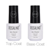 ROSALIND 7ml Green Color UV Nail Gel Polish set for manicure Gel Varnish Soak Off UV White Bottle Semi Permanent Nail Art