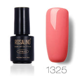 ROSALIND 7ml Matte Top Coat Nail Polish UV LED Nail Gel Polish Semi Vernis Permanent Gel Varnish Solid Color Base Coat