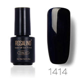 ROSALIND 7ml Matte Top Coat Nail Polish UV LED Nail Gel Polish Semi Vernis Permanent Gel Varnish Solid Color Base Coat