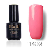 ROSALIND 7ml Matte Top Coat Nail Polish UV LED Nail Gel Polish Semi Vernis Permanent Gel Varnish Solid Color Base Coat