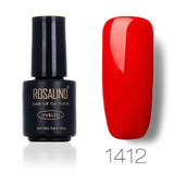 ROSALIND 7ml Matte Top Coat Nail Polish UV LED Nail Gel Polish Semi Vernis Permanent Gel Varnish Solid Color Base Coat