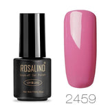 ROSALIND 7ml Nail Gel Polish Noble Purple Color series  Soak-off UV LED lamp Gel Varnish Semi Permanent Nail Lacquer