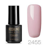 ROSALIND 7ml Nail Gel Polish Noble Purple Color series  Soak-off UV LED lamp Gel Varnish Semi Permanent Nail Lacquer