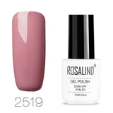 ROSALIND 7ml Nail Polish Pure Nails Art Gel Polish Soak Off Nail Extension Builder Semi Permanent Need Base Primer For Manicure