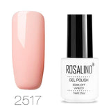 ROSALIND 7ml Nail Polish Pure Nails Art Gel Polish Soak Off Nail Extension Builder Semi Permanent Need Base Primer For Manicure