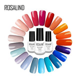 ROSALIND 7ml Nail Polish Pure Nails Art Gel Polish Soak Off Nail Extension Builder Semi Permanent Need Base Primer For Manicure