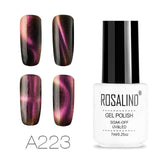 ROSALIND Cat Eyes Gel For Nail Polish 4D Magic 7ml Soak off white uv colors Semi Permanent Gel Varnish For Nail Art Manicure