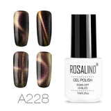 ROSALIND Cat Eyes Gel For Nail Polish 4D Magic 7ml Soak off white uv colors Semi Permanent Gel Varnish For Nail Art Manicure