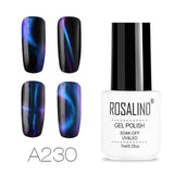ROSALIND Cat Eyes Gel For Nail Polish 4D Magic 7ml Soak off white uv colors Semi Permanent Gel Varnish For Nail Art Manicure