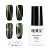 ROSALIND Cat Eyes Gel For Nail Polish 4D Magic 7ml Soak off white uv colors Semi Permanent Gel Varnish For Nail Art Manicure