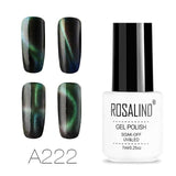 ROSALIND Cat Eyes Gel For Nail Polish 4D Magic 7ml Soak off white uv colors Semi Permanent Gel Varnish For Nail Art Manicure