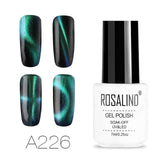 ROSALIND Cat Eyes Gel For Nail Polish 4D Magic 7ml Soak off white uv colors Semi Permanent Gel Varnish For Nail Art Manicure