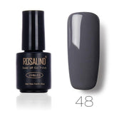 ROSALIND Gel 1 7ML Pure Color 58 Colors 31-58 Gel Nail Polish Semi Permanent Lucky Nail Art UV Manicure Colorful Gel Varnish