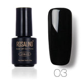 ROSALIND Gel 1 7ML Pure Color 58 Colors 31-58 Gel Nail Polish Semi Permanent Lucky Nail Art UV Manicure Colorful Gel Varnish