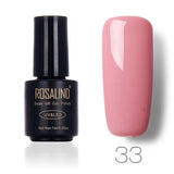 ROSALIND Gel 1 7ML Pure Color 58 Colors 31-58 Gel Nail Polish Semi Permanent Lucky Nail Art UV Manicure Colorful Gel Varnish