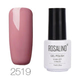 ROSALIND Gel 1S 68 Pure Color Series Nail Polish Gel Varnish Nail Art Gel Polish Set For Manicure Nail Extension Design UV