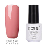ROSALIND Gel 1S 68 Pure Color Series Nail Polish Gel Varnish Nail Art Gel Polish Set For Manicure Nail Extension Design UV