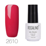 ROSALIND Gel 1S 68 Pure Color Series Nail Polish Gel Varnish Nail Art Gel Polish Set For Manicure Nail Extension Design UV