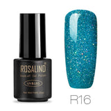 ROSALIND Gel For Nail Polish Set Manicure Top Base Coat UV Gellak Polish Hybrid Color Vernis Semi Permanent Cuticle oil Primer