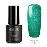 ROSALIND Gel For Nail Polish Set Manicure Top Base Coat UV Gellak Polish Hybrid Color Vernis Semi Permanent Cuticle oil Primer