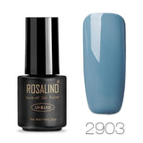 ROSALIND Gel For Nail Polish Set Manicure Top Base Coat UV Gellak Polish Hybrid Color Vernis Semi Permanent Cuticle oil Primer
