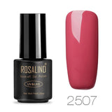 ROSALIND Gel For Nail Polish Set Manicure Top Base Coat UV Gellak Polish Hybrid Color Vernis Semi Permanent Cuticle oil Primer
