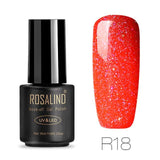 ROSALIND Gel For Nail Polish Set Manicure Top Base Coat UV Gellak Polish Hybrid Color Vernis Semi Permanent Cuticle oil Primer