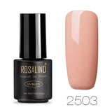 ROSALIND Gel For Nail Polish Set Manicure Top Base Coat UV Gellak Polish Hybrid Color Vernis Semi Permanent Cuticle oil Primer