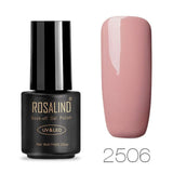 ROSALIND Gel For Nail Polish Set Manicure Top Base Coat UV Gellak Polish Hybrid Color Vernis Semi Permanent Cuticle oil Primer