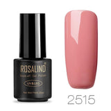 ROSALIND Gel For Nail Polish Set Manicure Top Base Coat UV Gellak Polish Hybrid Color Vernis Semi Permanent Cuticle oil Primer