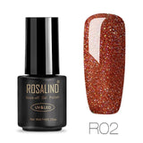 ROSALIND Gel For Nail Polish Set Manicure Top Base Coat UV Gellak Polish Hybrid Color Vernis Semi Permanent Cuticle oil Primer