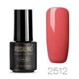 ROSALIND Gel For Nail Polish Set Manicure Top Base Coat UV Gellak Polish Hybrid Color Vernis Semi Permanent Cuticle oil Primer