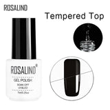 ROSALIND Gel For Nail Polish Set uv 7ML White Bottle Nails Art Gel Soak Off Rainbow Series Set For Manicure Gel Varnish Top Coat