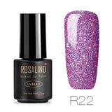 ROSALIND Gel Nail Polish 7ML UV Colors Gel of Nails for Nail Art Manicure Set Vernis Semi Permanent Hybrid Gel Varnish Base Top