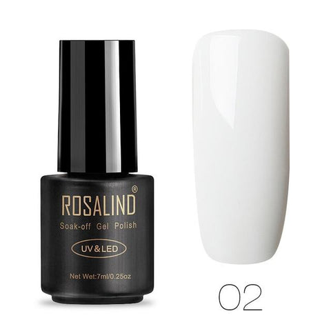 ROSALIND Gel Nail Polish 7ML UV Colors Gel of Nails for Nail Art Manicure Set Vernis Semi Permanent Hybrid Gel Varnish Base Top
