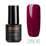ROSALIND Gel Nail Polish 7ML UV Colors Gel of Nails for Nail Art Manicure Set Vernis Semi Permanent Hybrid Gel Varnish Base Top