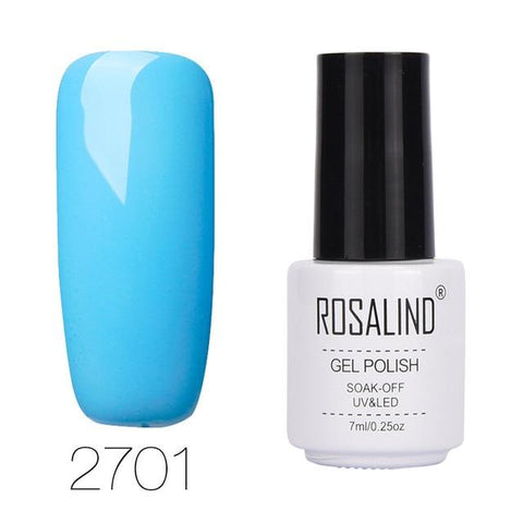 ROSALIND Gel Nail Polish Blue Nail Primer Top Coat Hybrid Nails Art Accessoires Varnishes Vernis UV Gel Polish all for manicure