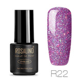 ROSALIND Gel Nail Polish Hybrid Nails Soak-Off Vernis Semi Permanent UV Top Coat Nail Art All For Manicure Gel Polish Varnish