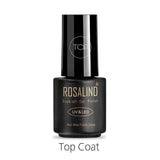 ROSALIND Gel Nail Polish Hybrid Nails Soak-Off Vernis Semi Permanent UV Top Coat Nail Art All For Manicure Gel Polish Varnish